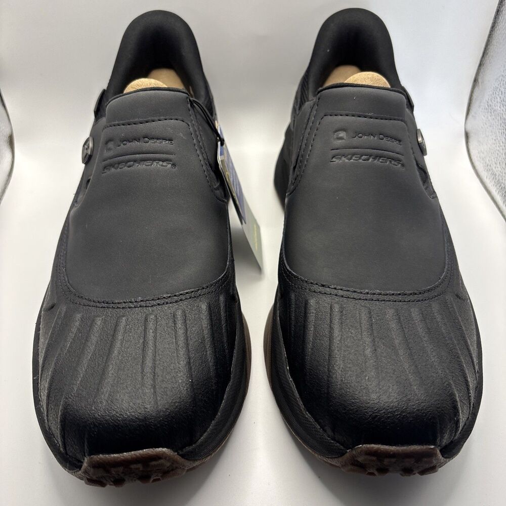 NIB Skechers Slip-ins x John Deere Waterproof Knox Brando Men's 10.5 Black